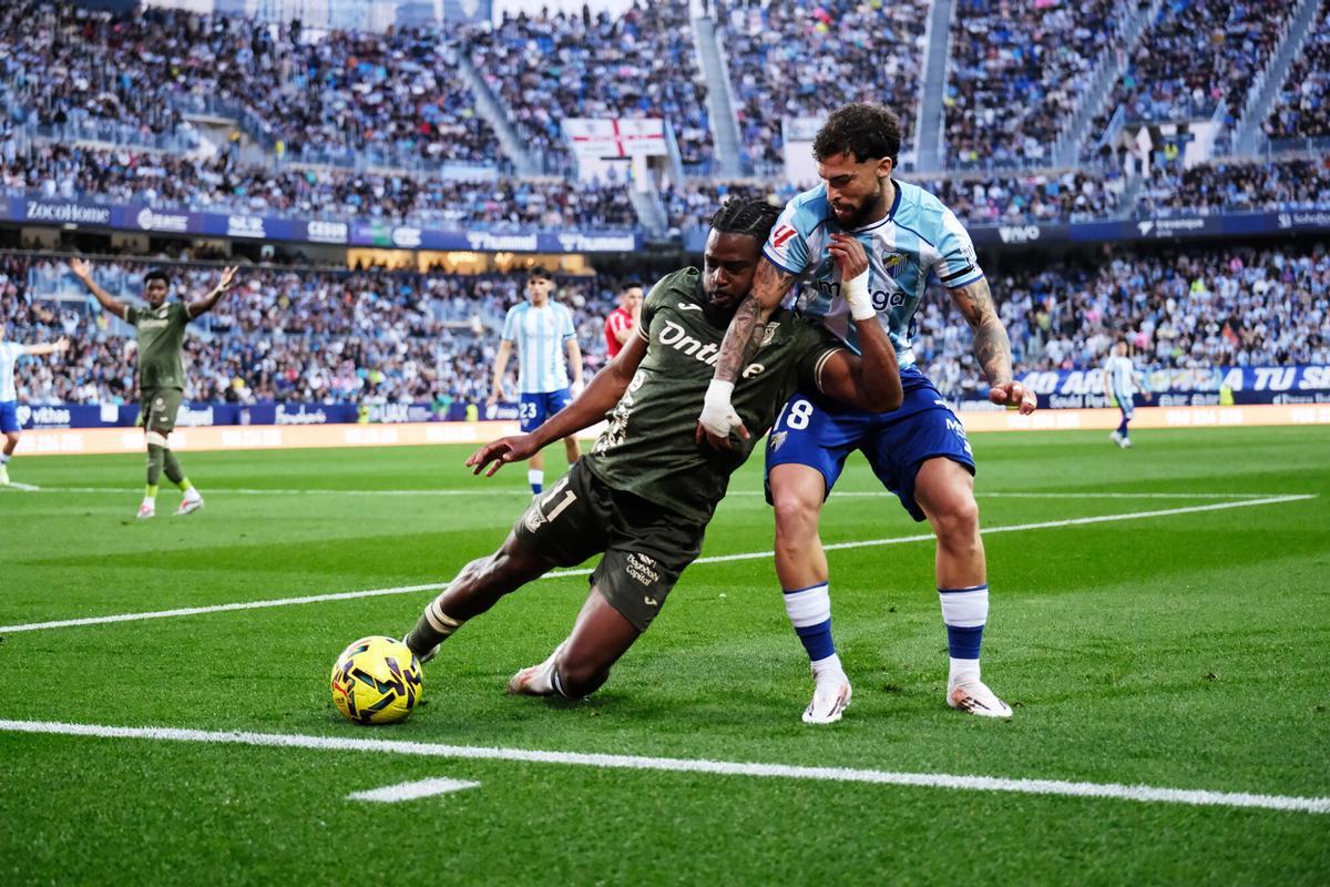 Málaga CF - CD Leganés, en imágenes