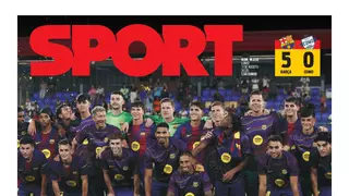 La portada SPORT de hoy, lunes 11 de agosto de 2025