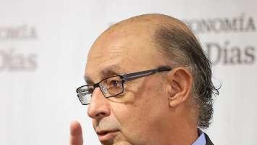 Cristóbal Montoro, ayer.