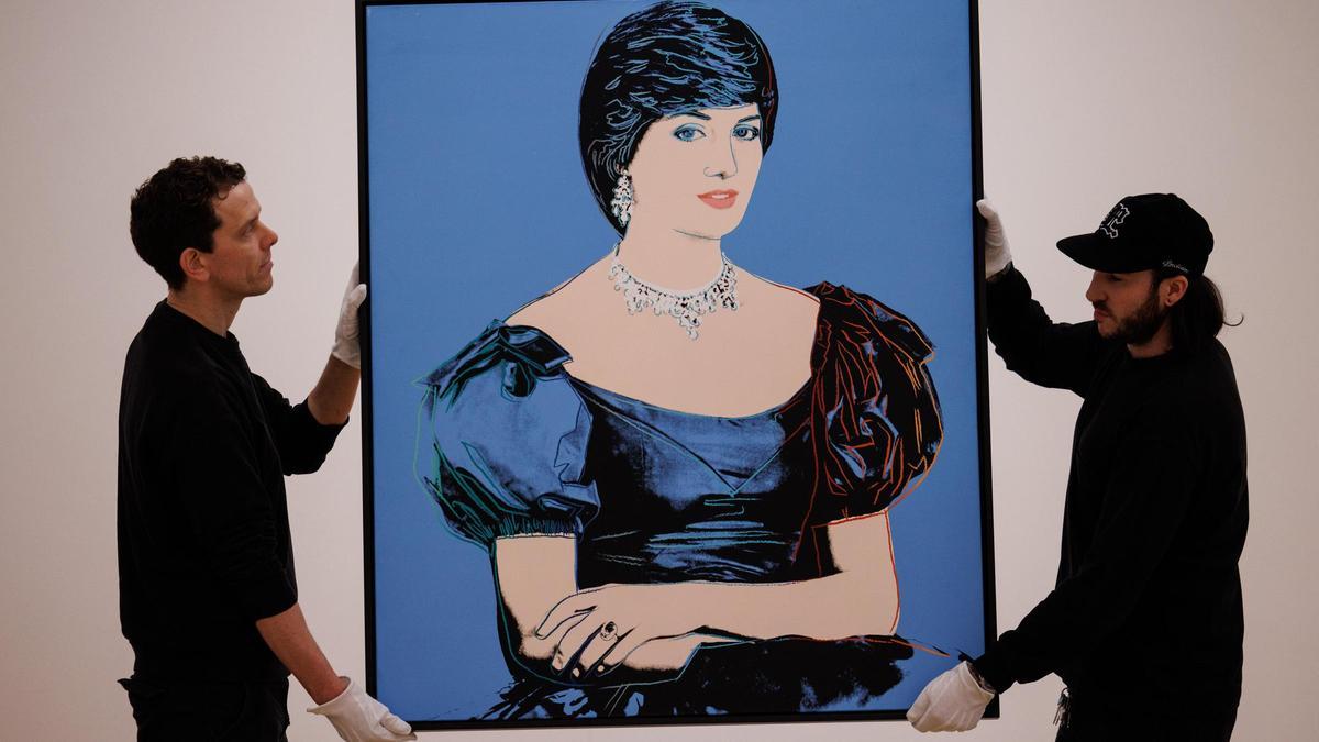 Retrato de Diana de Gales por Andy Warhol