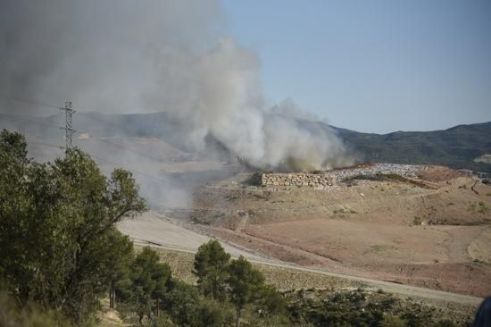 Incendi a l''Abocador de Manresa