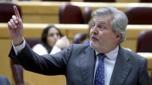 Iñigo Méndez de Vigo, este martes en el Congreso de los Diputados.