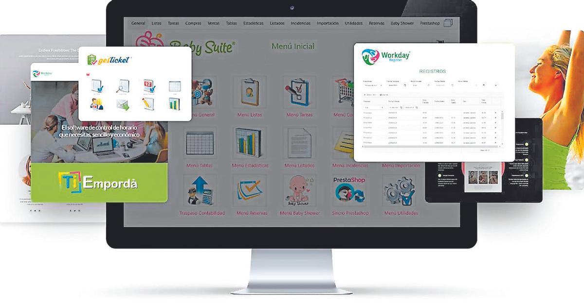 Algunes de les aplicacions de l’empresa TI Empordà.