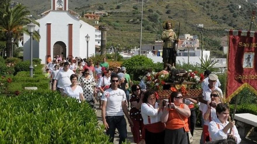 San Isidro a la salida de la ermita