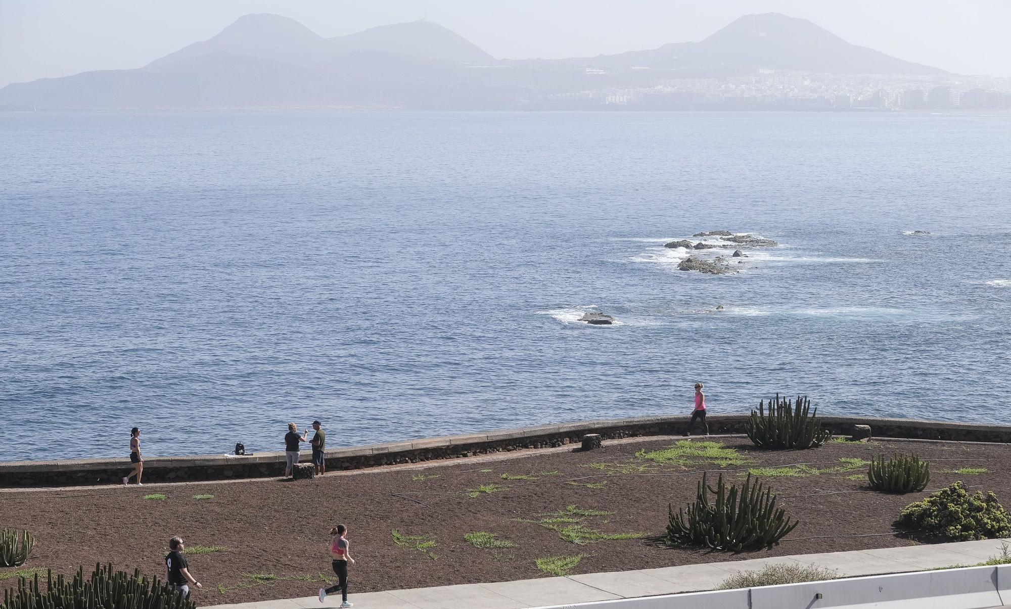 Tiempo con calima en Las Palmas de Gran Canaria