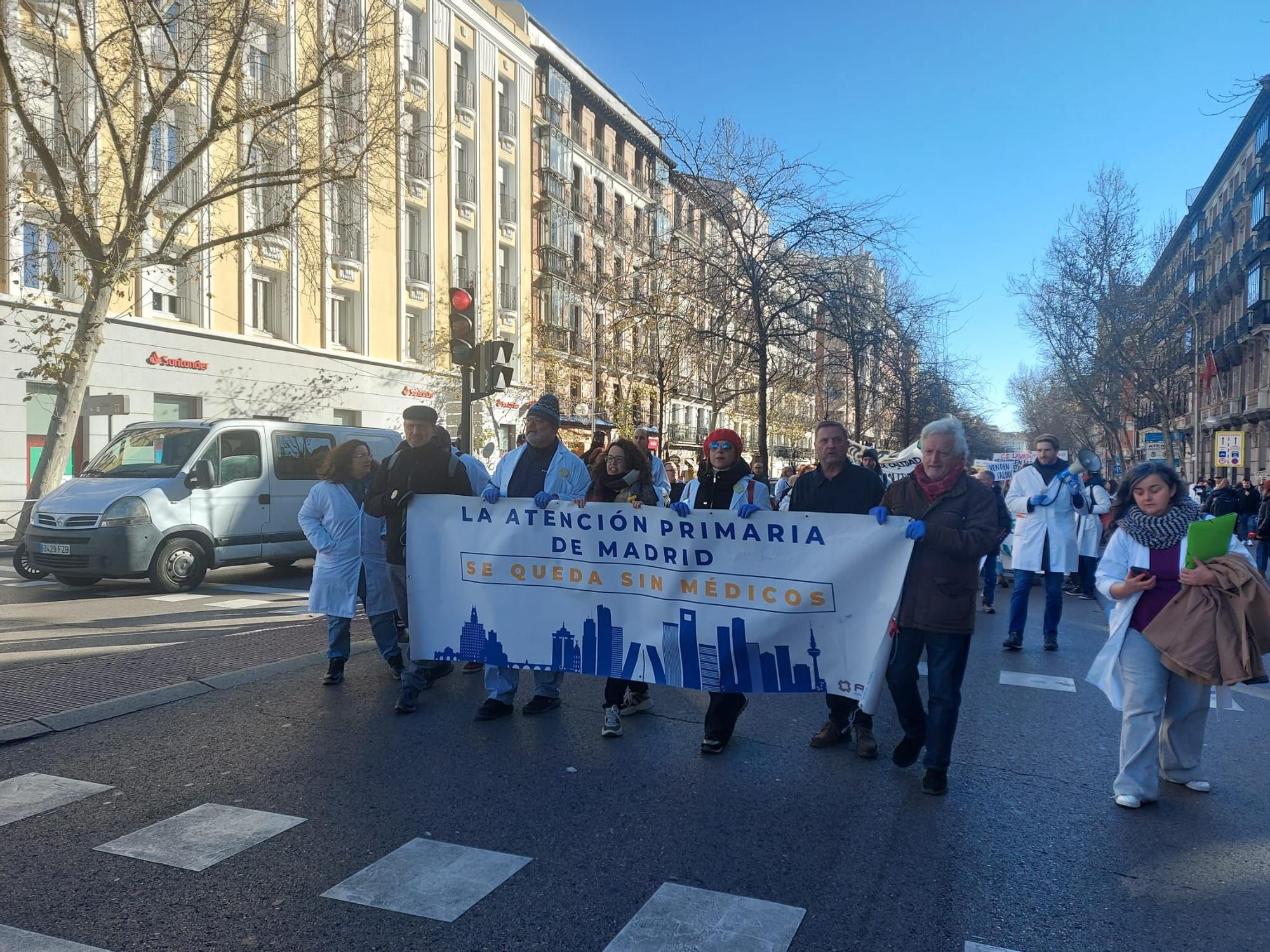 Marcha de médicos en Madrid