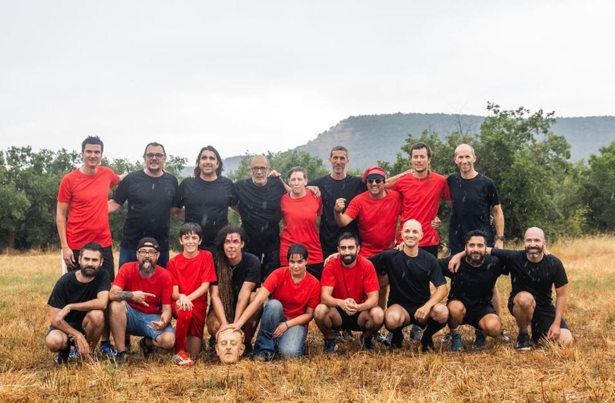 Foto de família dels jugadors.