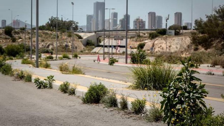 Imagen de los terrenos del polígono industrial de Benidorm donde está previsto el centro comercial.