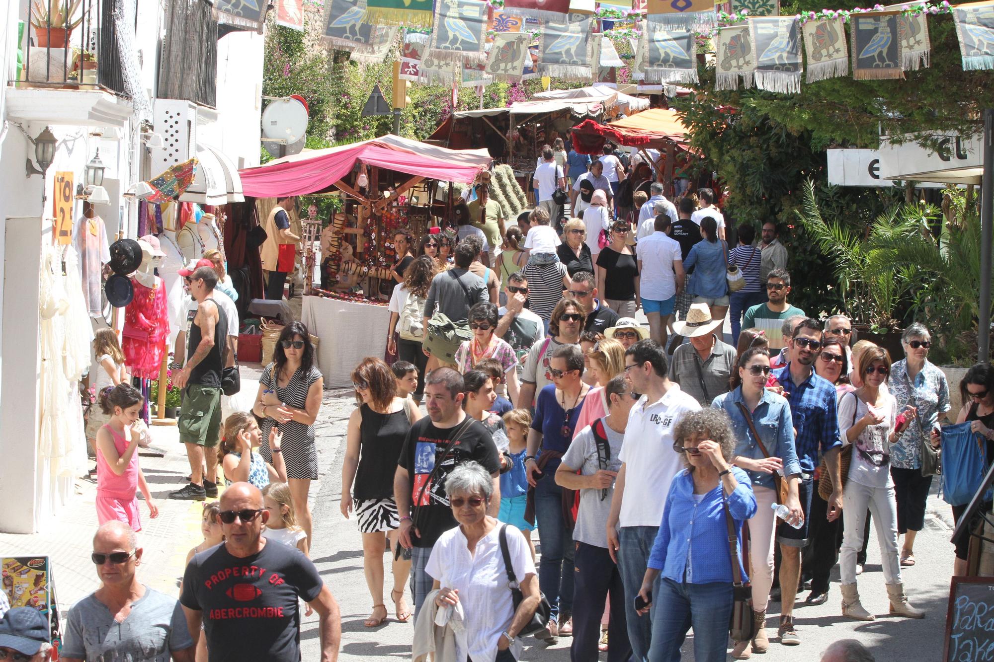 Edición de 2014 de la Feria Medieval de Ibiza.