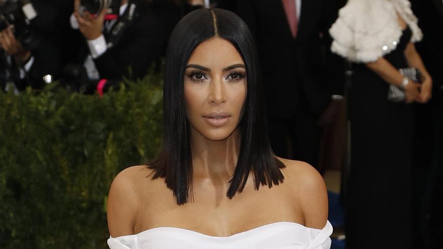 La estrella de la televisión estadounidense Kim Kardashian.