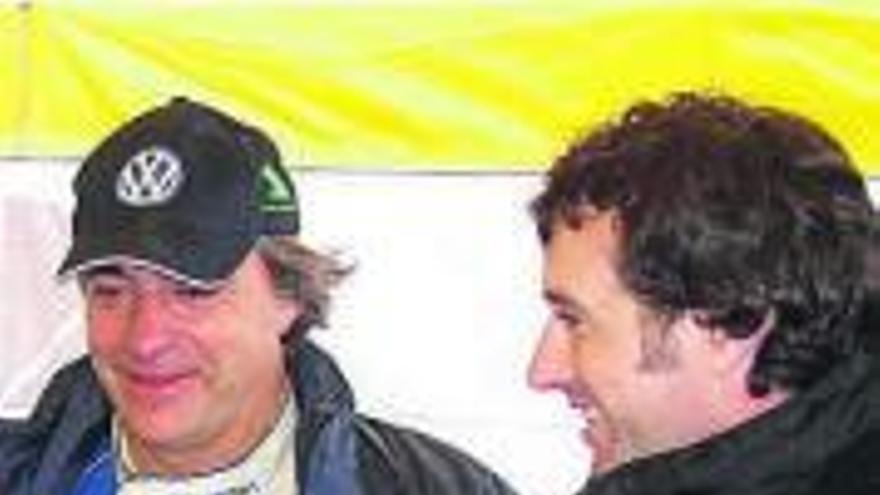 Carlos Sainz y Toni Sánchez.