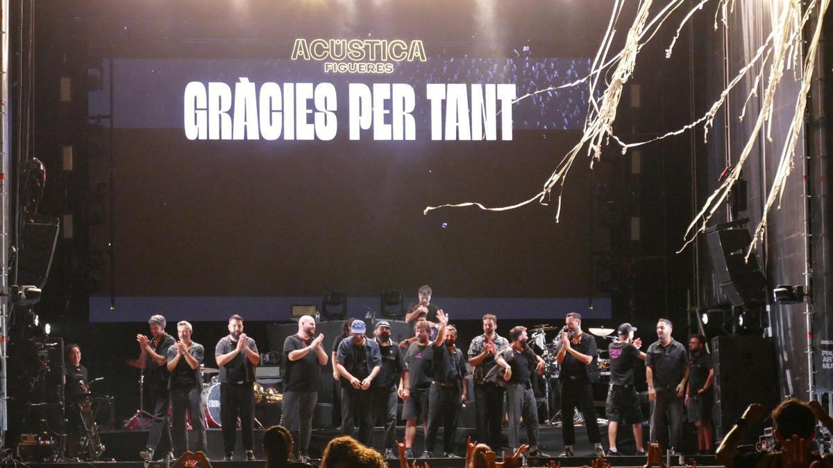 EN IMATGES | Figueres acomiada La Fúmiga en el seu últim concert gratuït a Catalunya