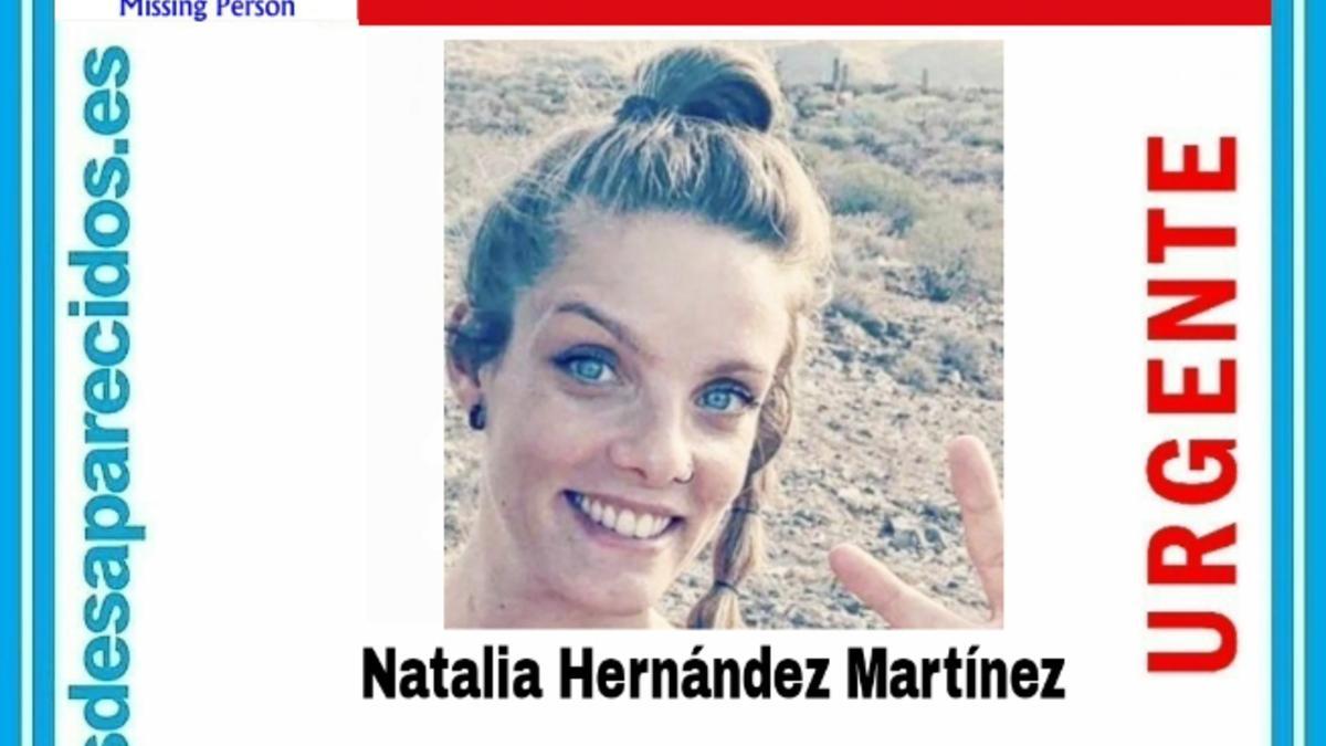 Natalia Hernández Martínez, desaparecida en Tenerife