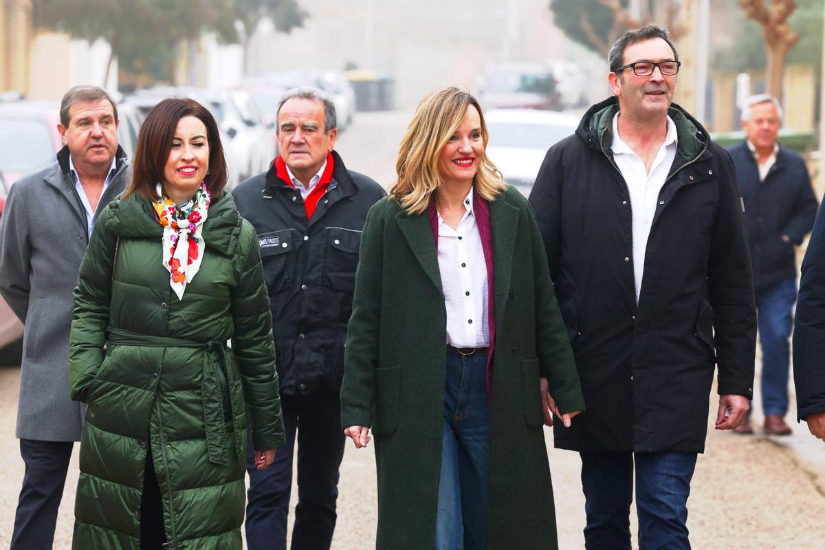 En imágenes | Pilar Alegría lanza su candidatura a las elecciones de Aragón desde La Zaida