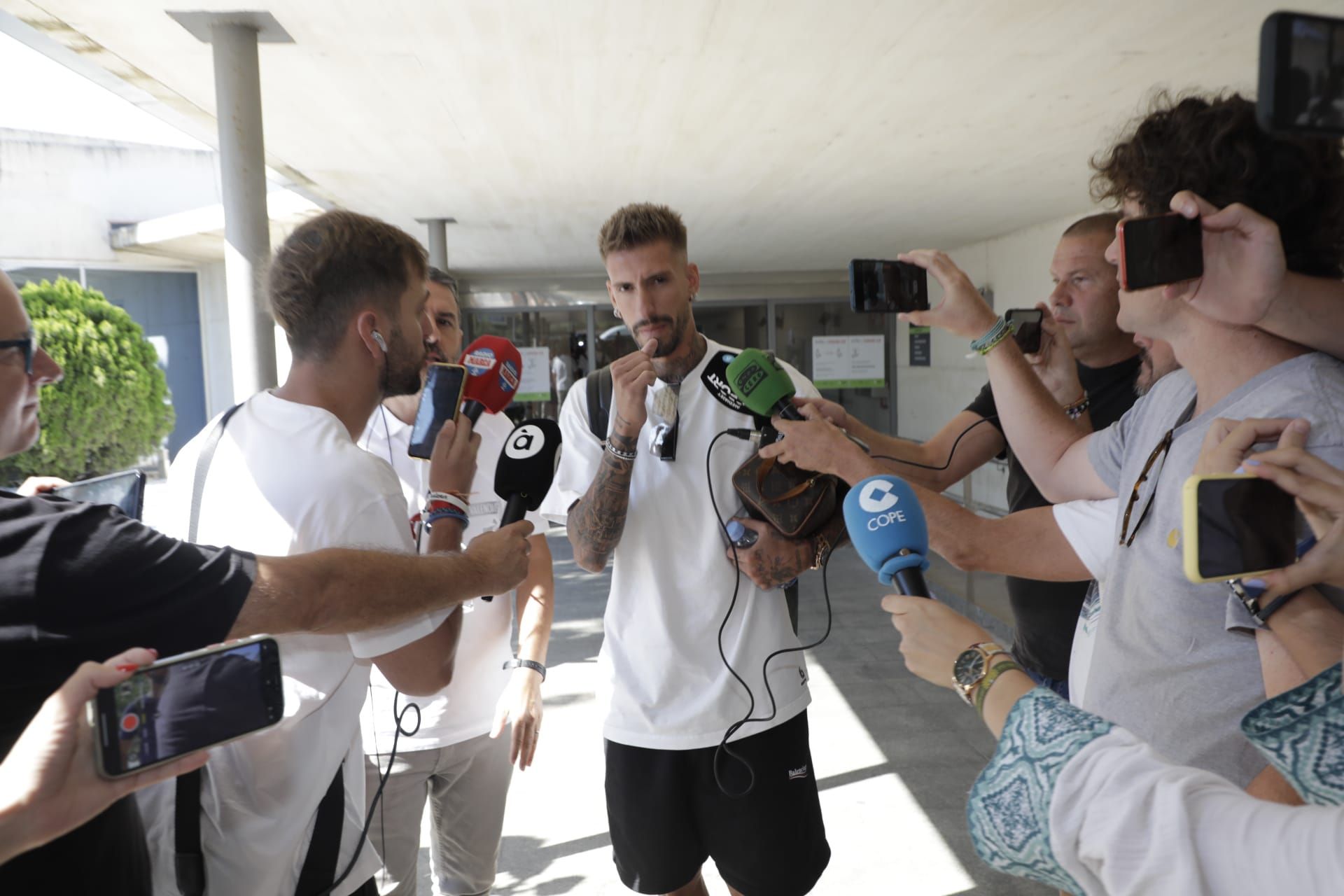 Llegada de Samu Castillejo a Valencia