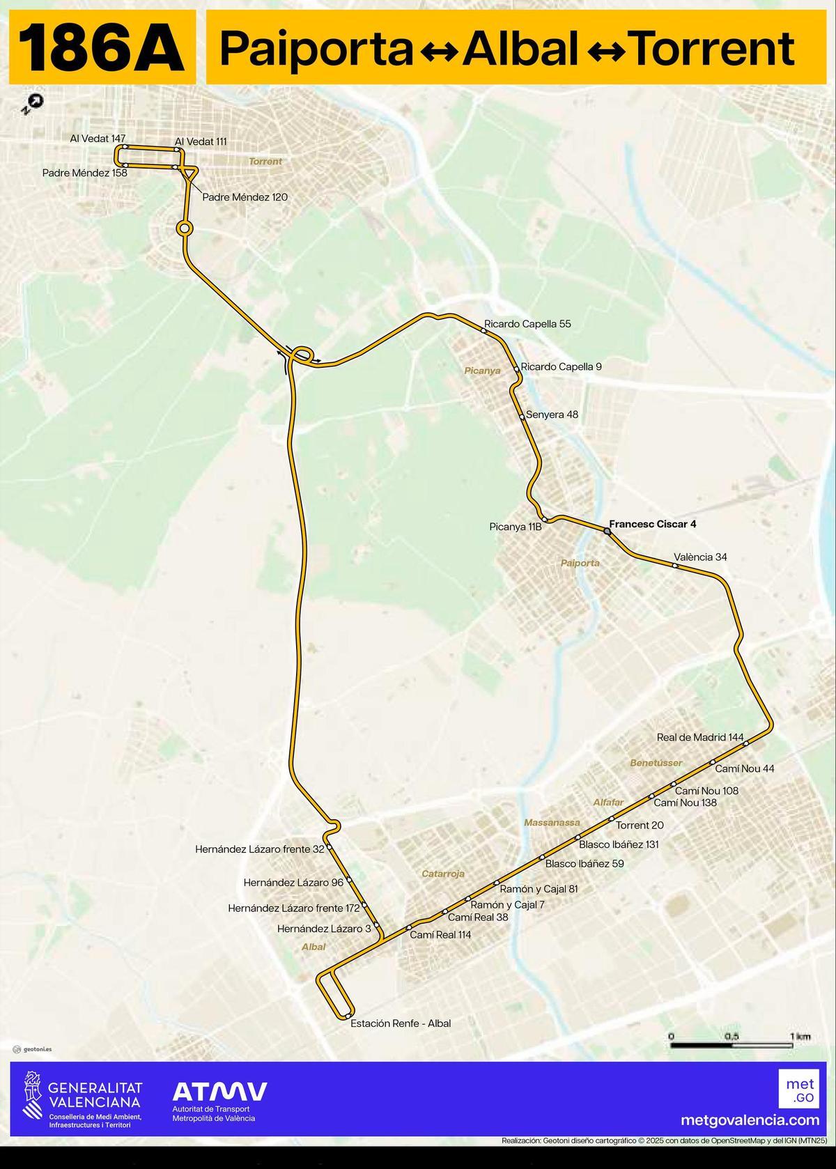 La ruta Paiporta, Albal y Torrent