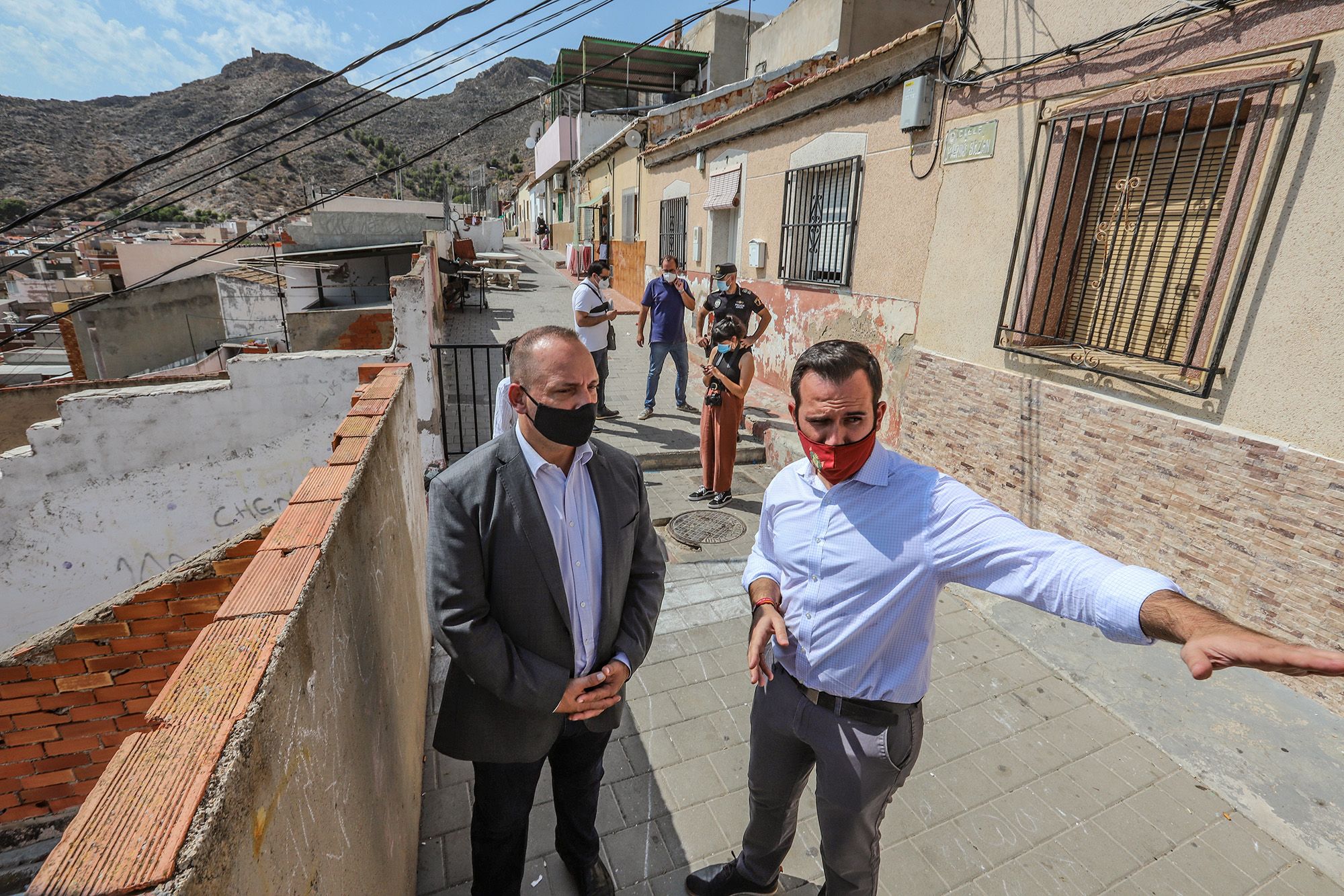 Ayuntamiento y Generalitat actuarán en la calle Pardo Bazán de Callosa para evitar su hundimiento