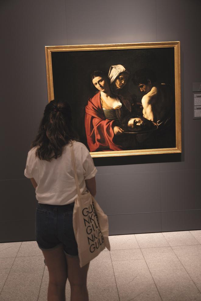 'Salomé con la cabeza de Juan Bautista', de Caravaggio, en la Galería de las Colecciones Reales.