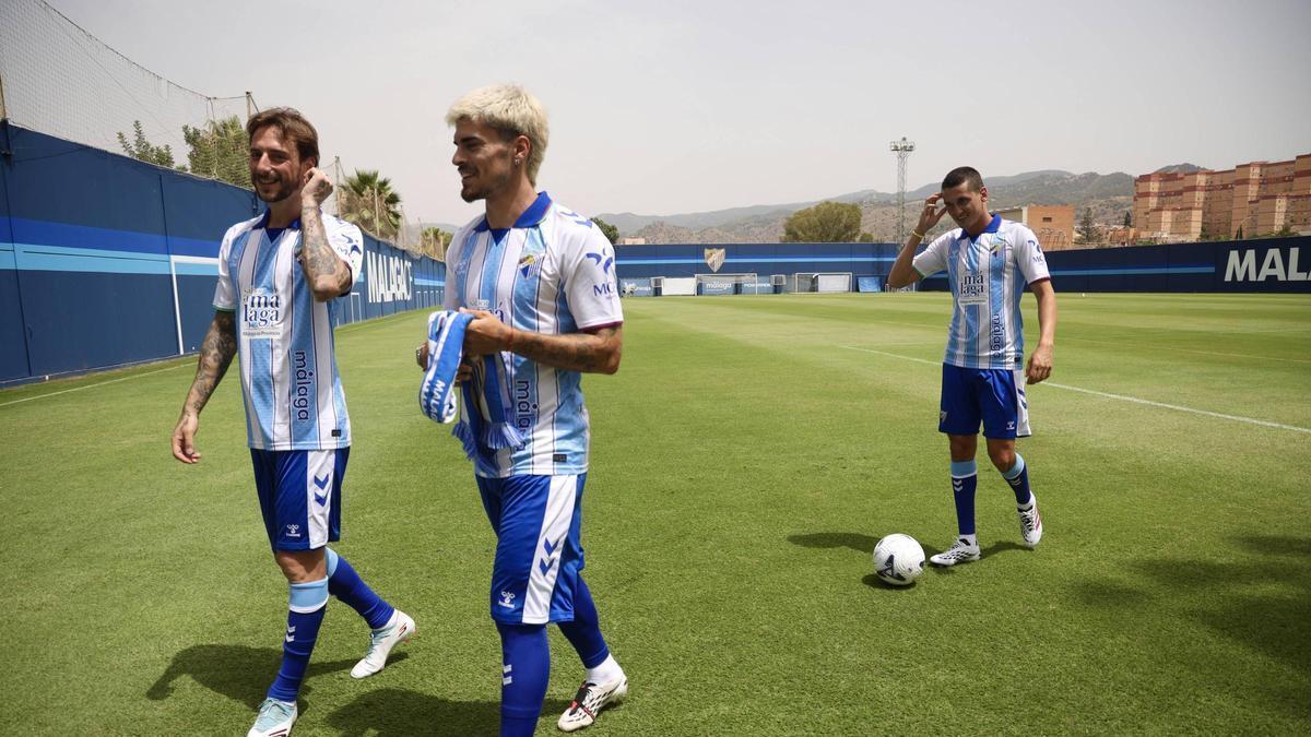 Calero, Juan Cruz y Dotor son las caras nuevas del Málaga CF para este sábado.