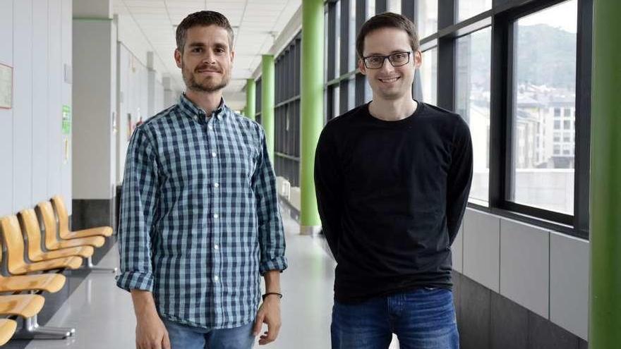 Miguel Reboiro y Daniel González son ingenieros informáticos del campus de Ourense. // Duvi