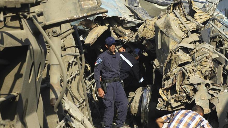 Accidente de tren en Egipto