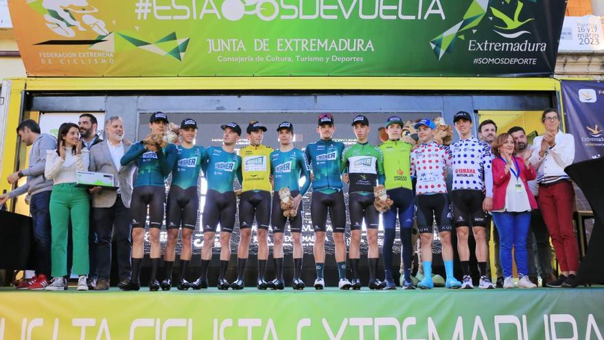 Diego Uriarte, primer jersey amarillo de la Vuelta Ciclista a Extremadura