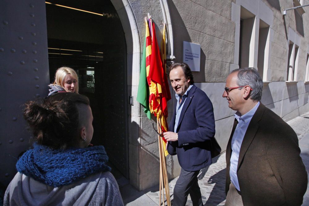 Vaga d'estudiants per demanar la rebaixa de les taxes a Girona