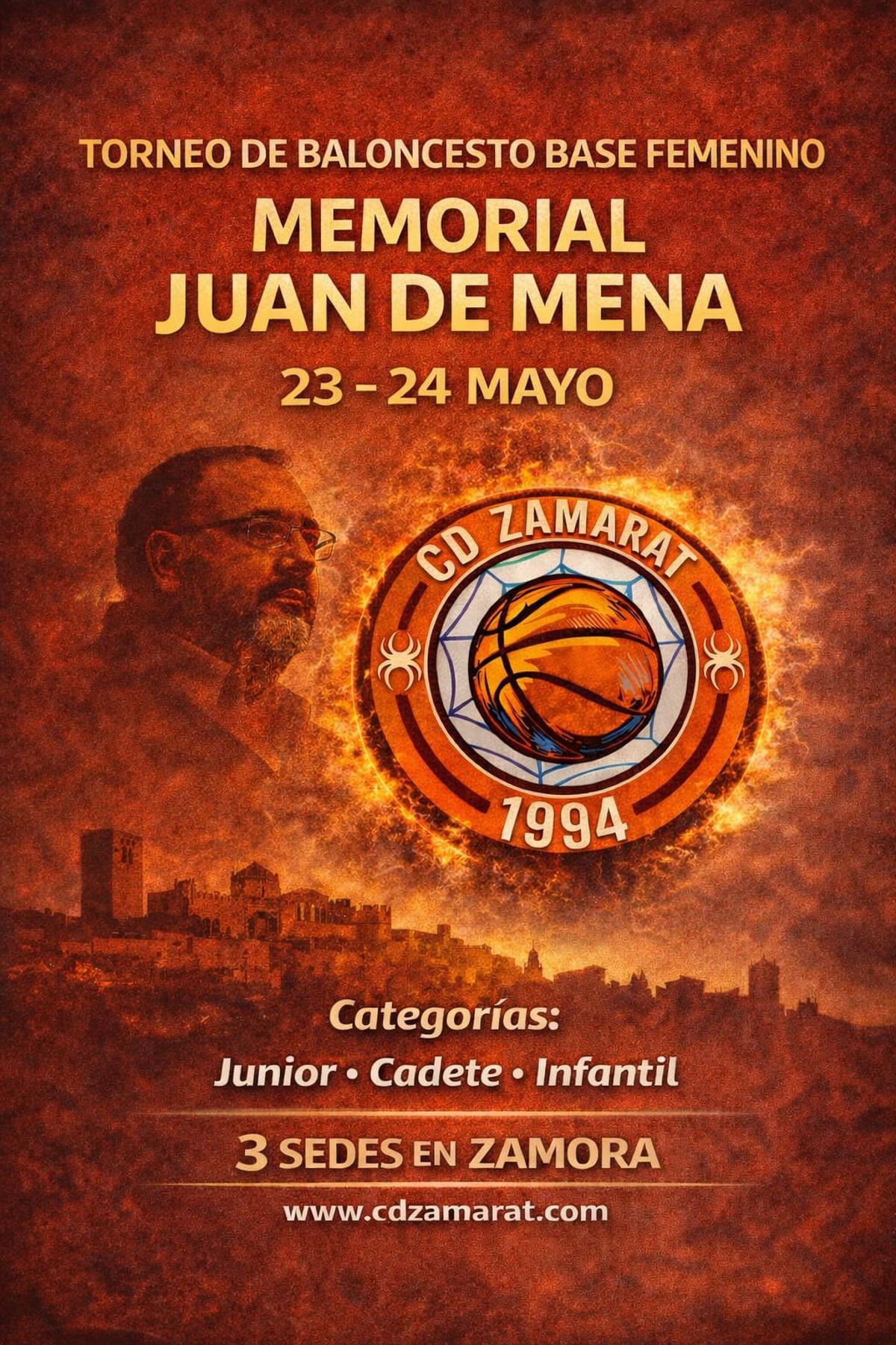 Cartel del Memorial Juan de Mena.