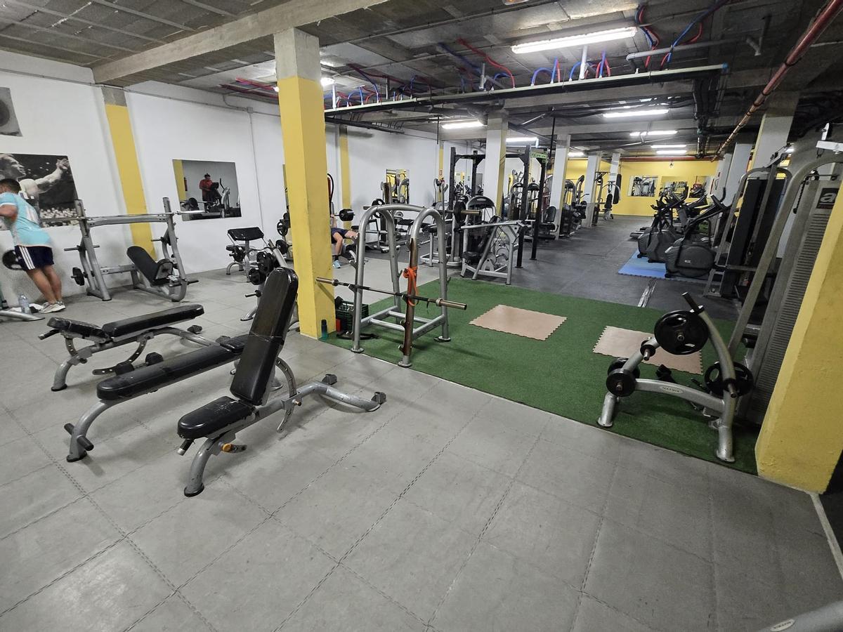 El gimnasio de Sant Joan antes de las reformas