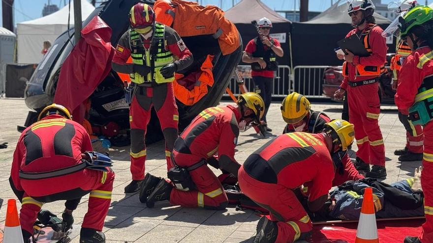 Los Bomberos de Lanzarote se alzan con el segundo puesto en el Encuentro Nacional de Rescate en Accidente de Tráfico