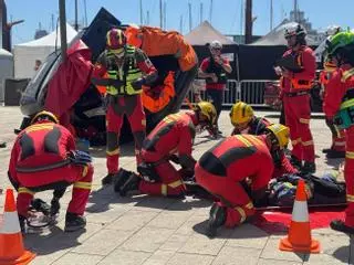 Los Bomberos de Lanzarote se alzan con el segundo puesto en el Encuentro Nacional de Rescate en Accidente de Tráfico