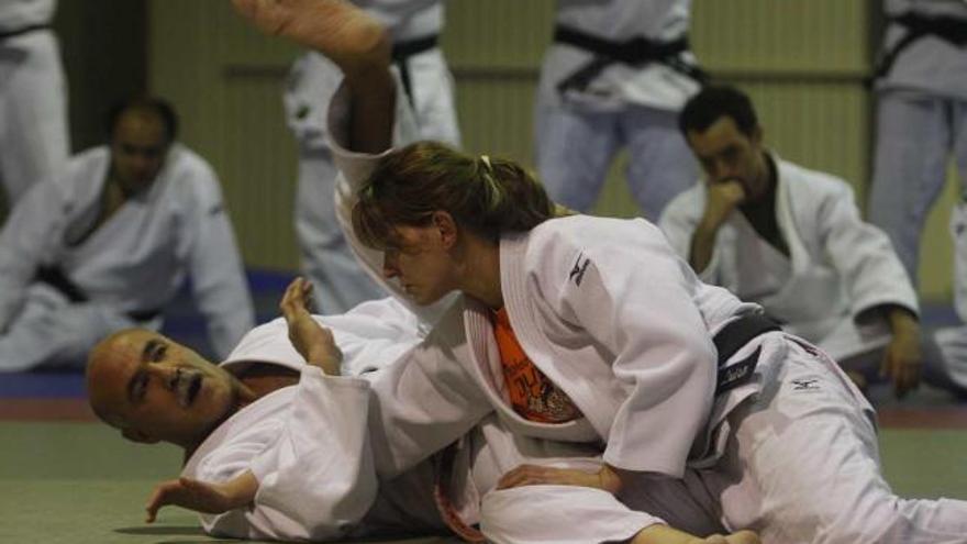 Judo. Imagen de unas jornadas de entrenamientos que se celebraron en el Martín Carpena a principios de este año.