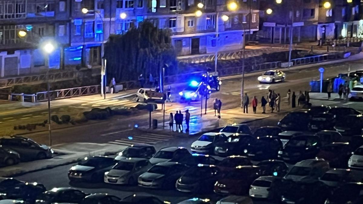 El suceso registrado anoche en la avenida Rodrigo de Mendoza.