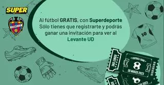 Sorteo SUPER: Gana una entrada doble para animar al Levante UD en la lucha por el ascenso