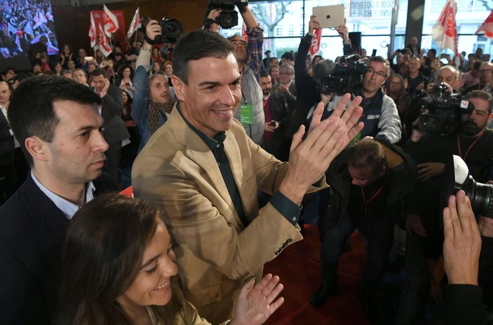 Mitin de Pedro Sánchez en A Coruña