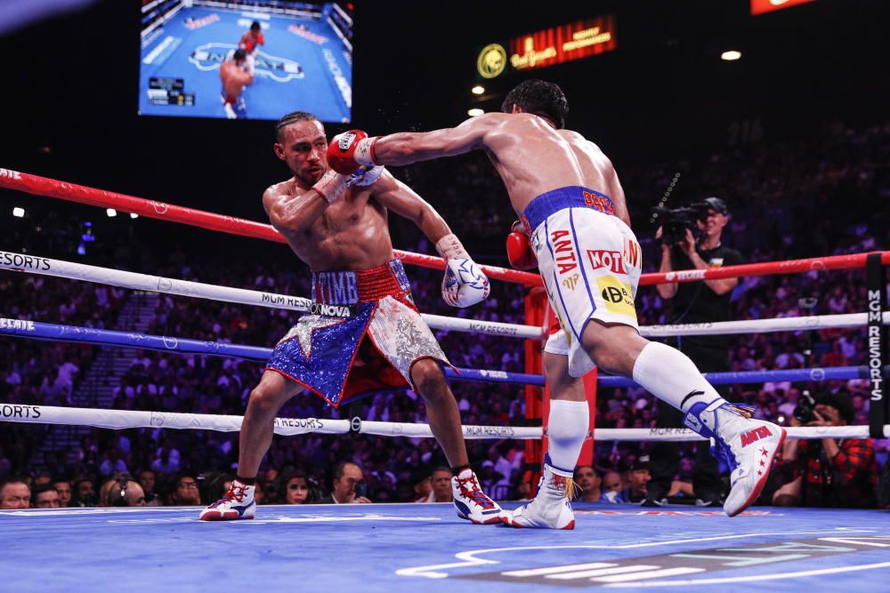 Pacquiao, campeón del mundo ante Keith Thurman