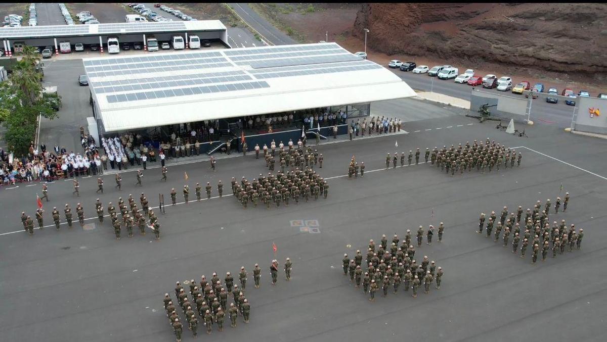 Ejercicios militares de la Brigada Canarias XVI