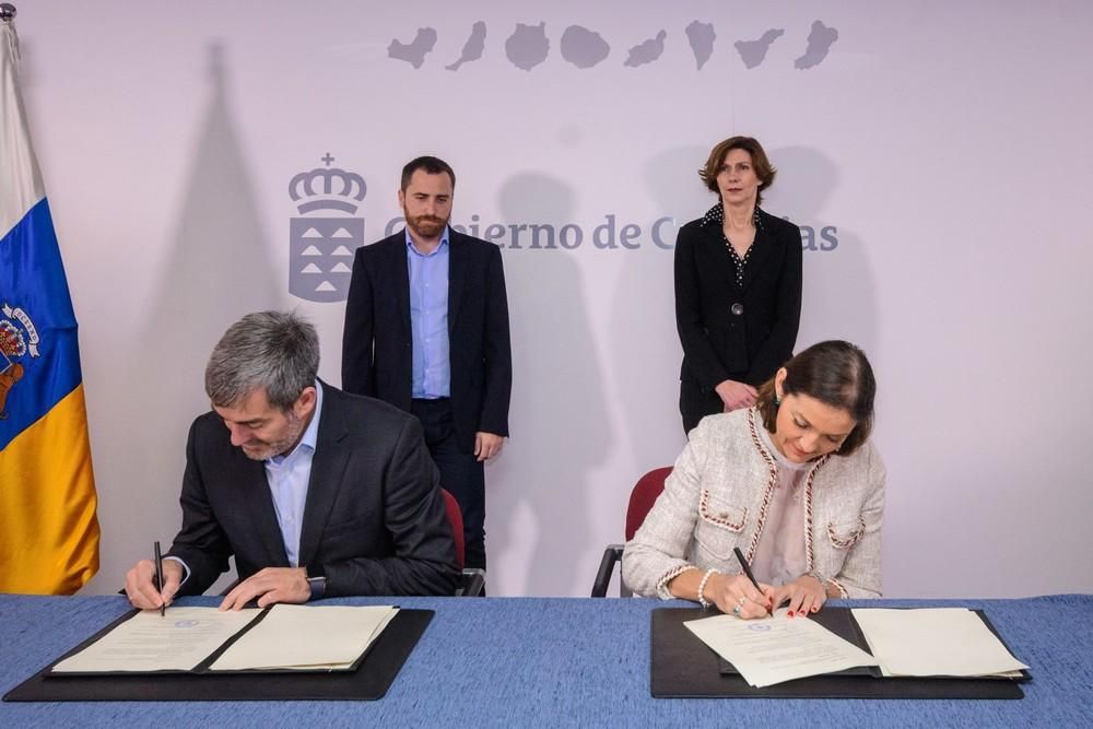 Firma del convenio de infraestructuras turísticas