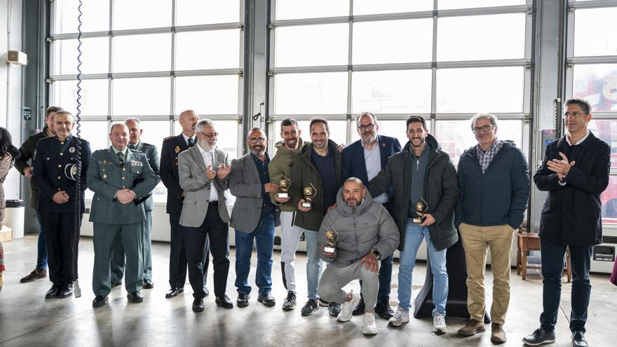 Celebración por el patrón de los bomberos en Cáceres