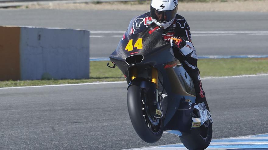 Arón Canet, el más rápido en los test oficiales de Jerez