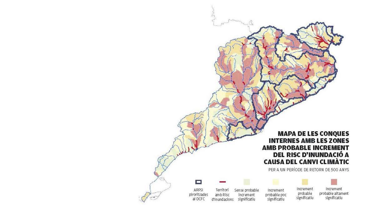 Augmenta el risc d’inundacions a les conques gironines pel canvi climàtic