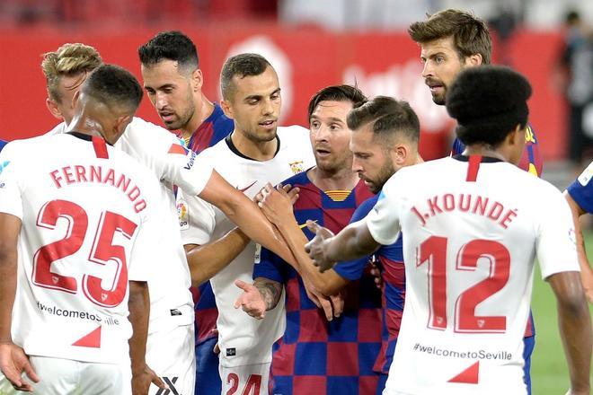 Las imágenes del Sevilla FC 0 FC Barcelona 0