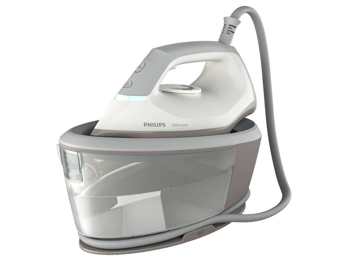 Estacion de planchado a vapor.