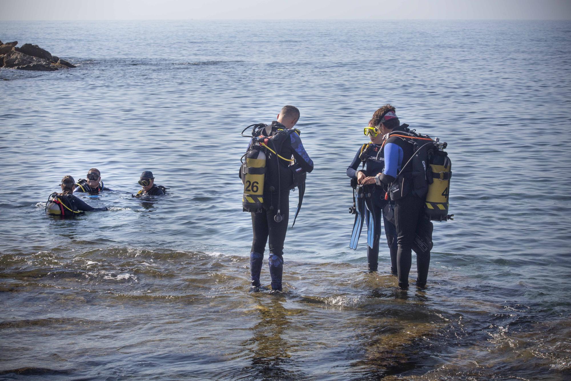 Las escuelas de buceo en Alicante son un "boom" tras la pandemia