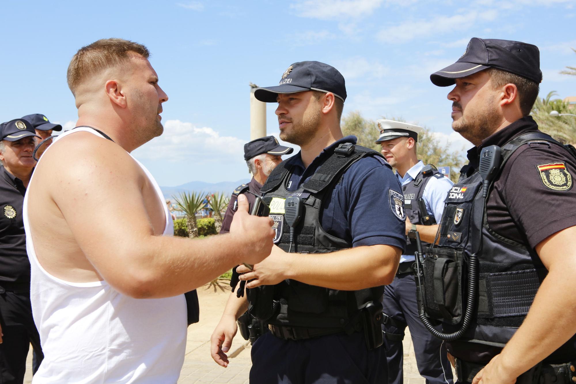 Auf Streife mit der deutschen Polizei am Ballermann