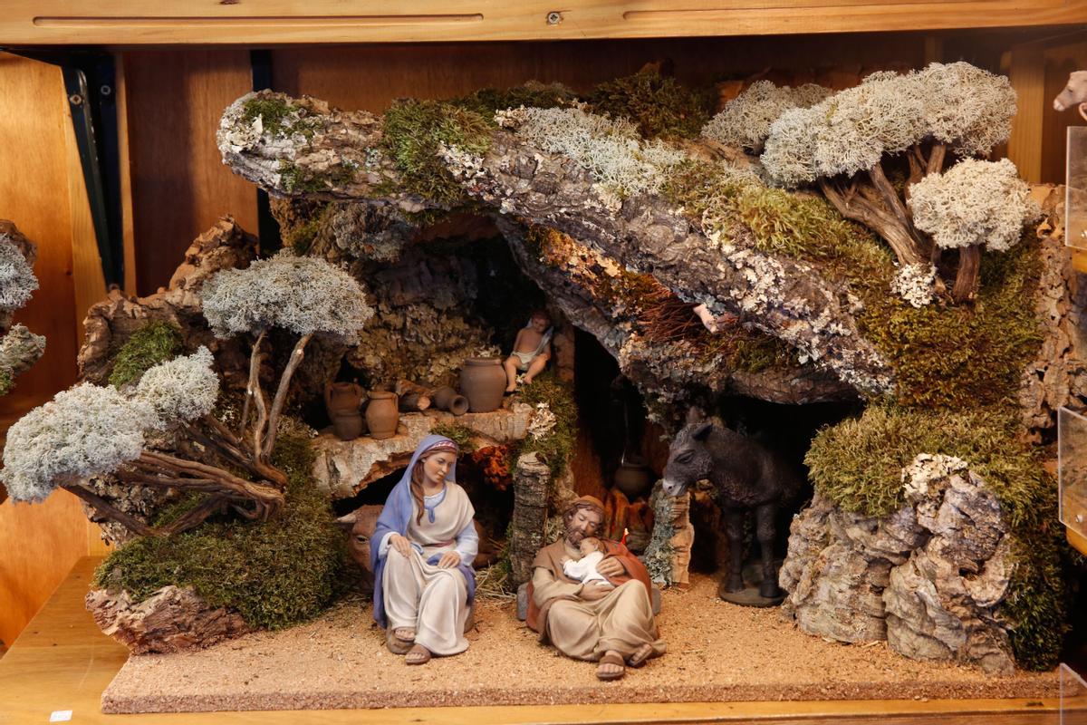 Feria navideña de Santa Llúcia en la Avinguda de la Catedral