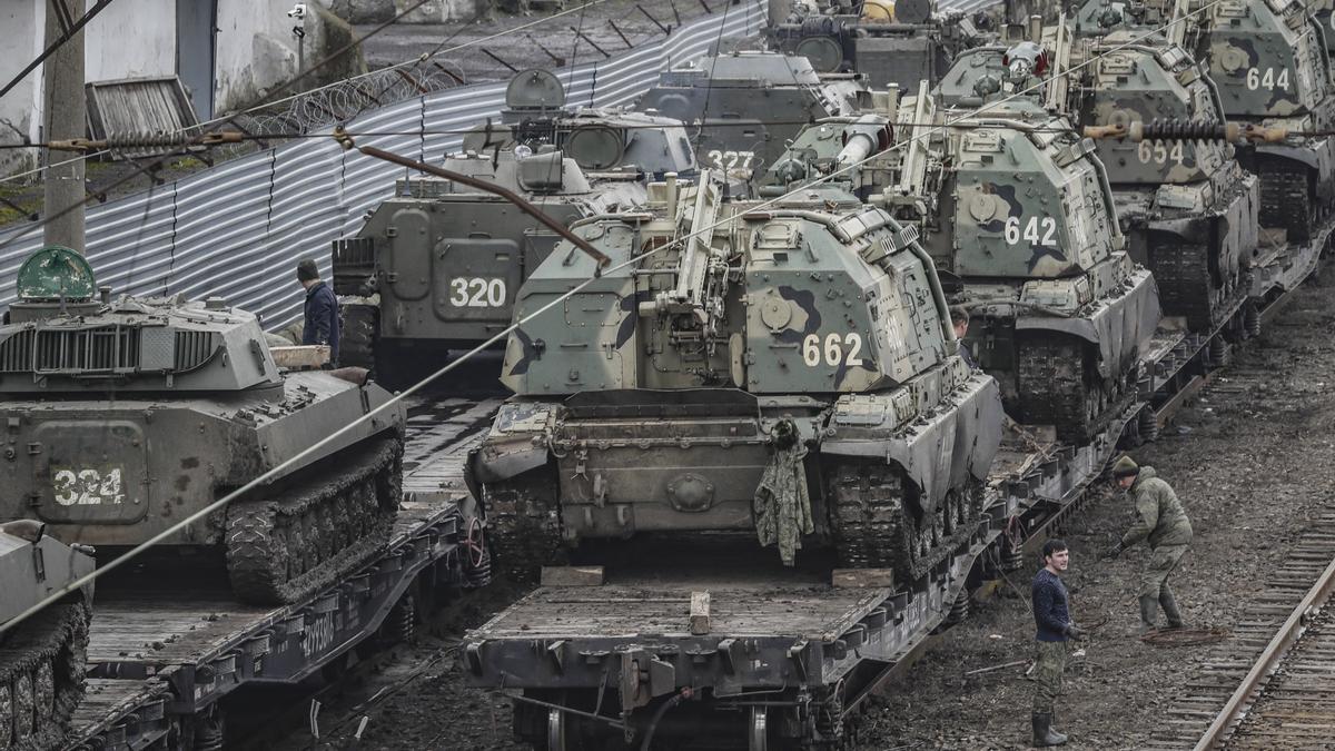 Las tropas rusas buscan crear un corredor que una el Donbás y Crimea.