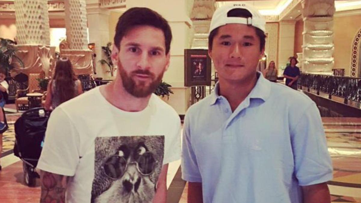 Messi sigue con la barba