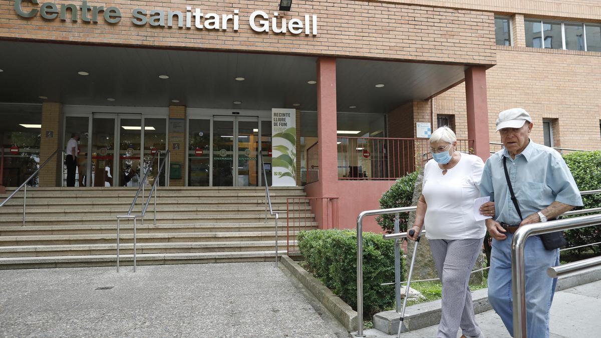 L’entrada del centre sanitari Güell en una imatge d’arxiu.