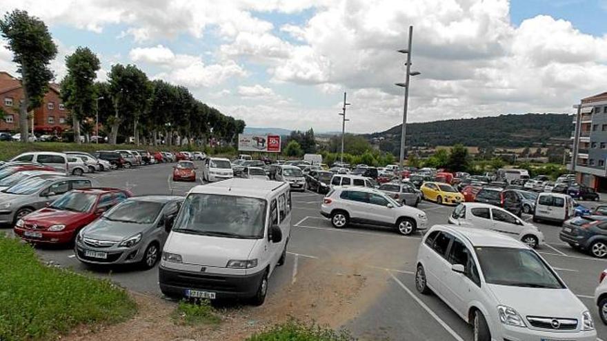 Terrenys on s&#039;ha d&#039;erigir l&#039;estació de busos de Berga a la Font del Ros